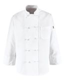 Chef Designs 0421 Ten Knot Button Chef Coat White