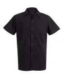 Chef Designs 5035 100% Spun Polyester Cook Shirt Black
