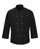 Chef Designs 042X Mimix™ Chef Coat with OilBlok in Black