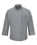 Chef Designs 042X Mimix™ Chef Coat with OilBlok in Grey