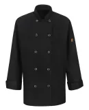 Chef Designs 041X Women's Mimix™ Chef Coat with  in Black