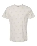 Code V 3929 Star Print Tee Natural Heather Star