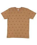 Code V 3929 Star Print Tee Coyote Brown Star