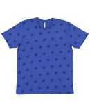 Code V 3929 Star Print Tee in Royal star