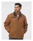 DRI DUCK 5091T Rambler Boulder Cloth Jacket Tall S in Saddle