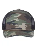 DRI DUCK 3012 Retro Rope Cap in Camo/ black/ khaki