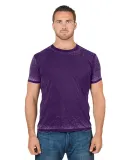 Fruit of the Loom SF46R Sofspun® Vintage Wash T-S Vintage Heather Grape