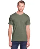 Fruit of the Loom IC47MR Unisex Iconic T-Shirt Military Green Heather