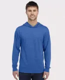 Fruit of the Loom 4930LSH HD Cotton™ Jersey Hood Retro Heather Royal