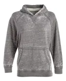 J America 8611 Youth Vintage Zen Fleece Hooded Swe Cement