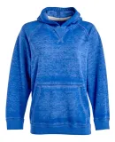 J America 8611 Youth Vintage Zen Fleece Hooded Swe Twisted Royal