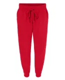 J America 8643 Women's Rival Fleece Joggers in Red