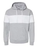 J America 8644 Varsity Fleece Colorblocked Hooded  Oxford