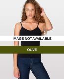 8320 American Apparel Cotton Spandex Jersey Bra-Ca Olive