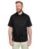 Harriton M586T Men's Tall Flash IL Colorblock Shor BLACK/ DK CHARCL