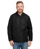 Harriton M715 Adult Dockside Insulated Utility Jac BLACK