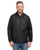 Harriton M715 Adult Dockside Insulated Utility Jac DARK CHARCOAL