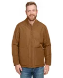 Harriton M715 Adult Dockside Insulated Utility Jac DUCK BROWN