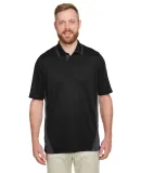 Harriton M386 Men's Flash Snag Protection Plus IL  BLACK/ DK CHARCL