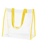 BAGedge BE252 Clear PVC Tote in Yellow