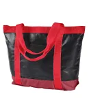 BAGedge BE254 All-Weather Tote BLACK/ RED