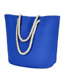 BAGedge BE256 Polyester Canvas Rope Tote in Royal