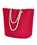 BAGedge BE256 Polyester Canvas Rope Tote RED
