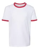 Alternative Apparel K5103 Youth Vintage Jersey Kee White/ Red