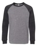 Alternative Apparel K9575 Youth Champ Sweatshirt Eco Grey/ Eco Black