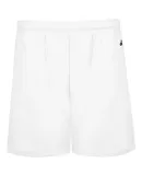 Badger Sportswear 4146 B-Core 5" Pocketed Shorts in White