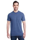 Bayside Apparel 5710 USA-Made Triblend Crew in Tri denim