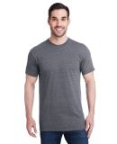 Bayside Apparel 5710 USA-Made Triblend Crew in Tri dark grey