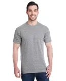 Bayside Apparel 5710 USA-Made Triblend Crew Tri Athletic Grey