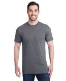 Bayside Apparel 5710 USA-Made Triblend Crew Tri Dark Grey