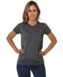 Bayside Apparel 5810 Women's USA-Made Triblend Sho Tri Dark Grey