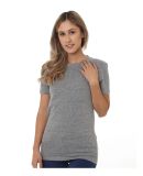 Bayside Apparel 5810 Women's USA-Made Triblend Sho in Tri athletic grey