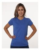 Bayside Apparel 5810 Women's USA-Made Triblend Sho in Tri denim