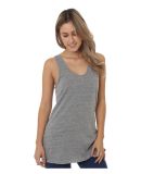 Bayside Apparel 5820 USA-Made Triblend Women's Tan in Tri athletic grey