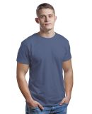 Bayside Apparel 9500 Unisex Fine Jersey Crew Tee in Blue jean