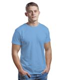 Bayside Apparel 9500 Unisex Fine Jersey Crew Tee in Sky blue