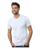 Bayside Apparel 9570 Triblend Tee in Solid white