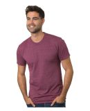 Bayside Apparel 9570 Triblend Tee in Tri maroon