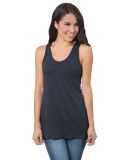 Bayside Apparel 9600 Women's Triblend Racerback Ta in Solid charcoal