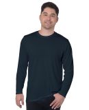 Bayside Apparel 5360 USA-Made Long Sleeve Performa in Navy