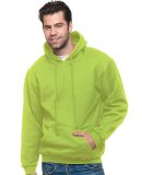 Bayside Apparel 2160 Union Hooded Sweatshirt in Lime green