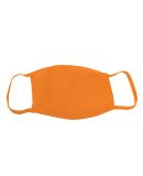 Bayside Apparel 1900 USA-Made 100% Cotton Face Mas in Orange