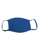 Bayside Apparel 9100 100% Cotton Face Mask Royal Blue