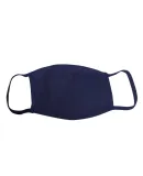 Bayside Apparel 9100 100% Cotton Face Mask Navy