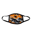 Bayside Apparel 1935 USA-Made 100% Cotton Camo Fac Orange Camo