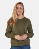 Boxercraft R08 Quilted Pullover in Olive